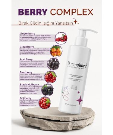 Dermaluire Anti-Blemish Brightening Skin Care Cream 200ml (Alpha Arbutin Niacinamide Hyaluronic Acid) - Buy Online on GoSupps.com