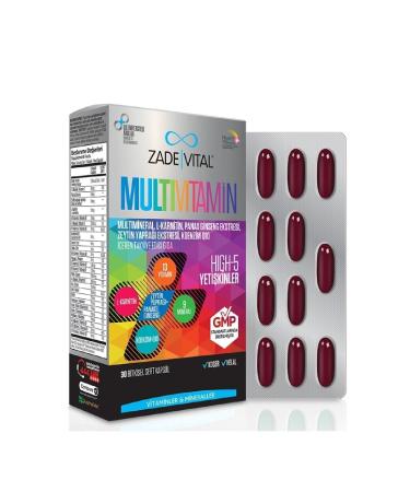 Zade Vital Multivitamin 30 Capsules