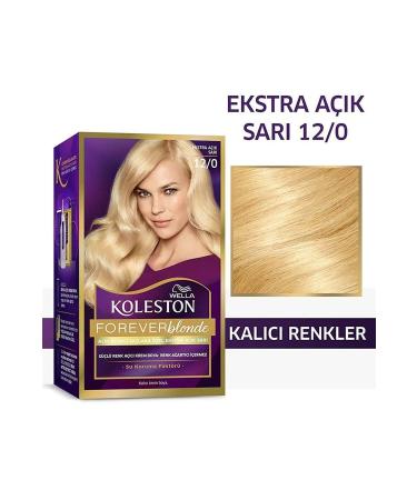 Wella Koleston Kit Set Hair Dye 12/0 Very Light Blonde