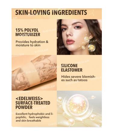 SHEGLAM Rapid Retouch Cream Concealer Cream concealer 12-hour long-lasting creamy concealer - Buy Online on GoSupps.com