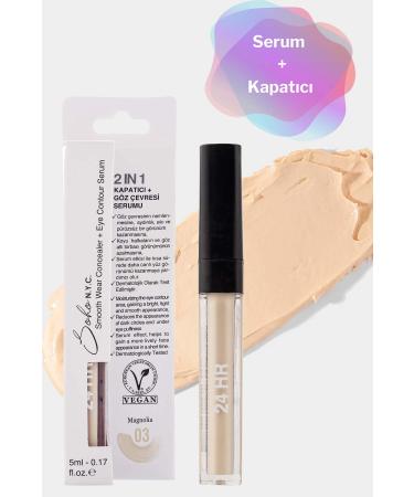 Soho NYC Vegan Under Eye Dark Circles and Bags Concealer Serum 5ml - Magnolia
