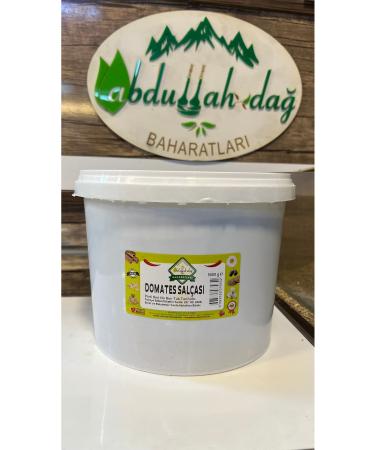 ABDULLAH DA Hatay Local Natural Tomato Paste 5 Kg / 5000 gr Bucket