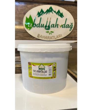 ABDULLAH DA Hatay Local Sweet Pepper Paste Non-spicy 5 Kg / 5000 gr
