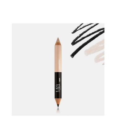 MIA COSMETICS Double Color Eyebrow Pencil Eyebrowperfect Pencil Dark M a-ep007 8068056933491