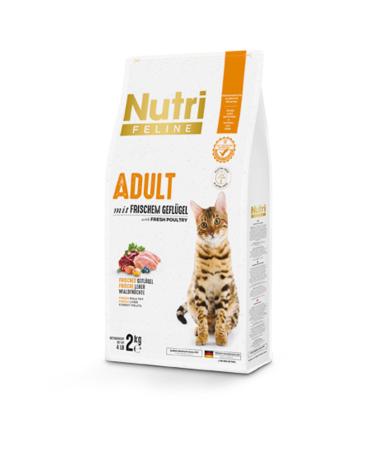 Nutri Feline Adult Cat Fresh Salmon Gluten-Free and Grain-Free 2 kg Dry Food - Nutri Feline Sterilized - Buy Online on GoSupps.com