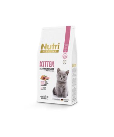 Nutri Feline 10kg Kitten Cat Food with Salmon Meat