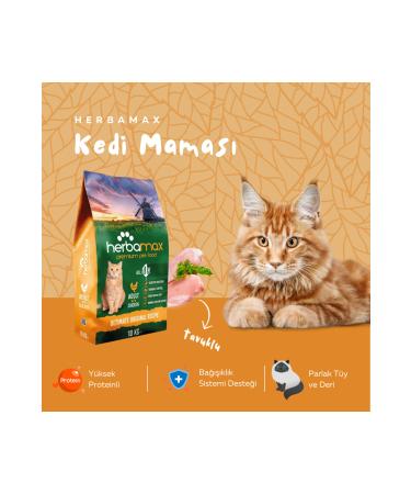 Herba Max Adult Cat Food with Chicken 10kg