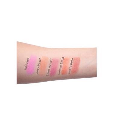 Dora Joy Shimmering Powder Blush 03 Shine Kissed Powder Blush Vegan Vitamin E - Buy Online on GoSupps.com