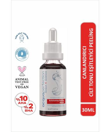 Acqua Perfection Aha & Bha Revitalizing & Skin Tone Equalizing Peeling Skin Care Serum 30 ml