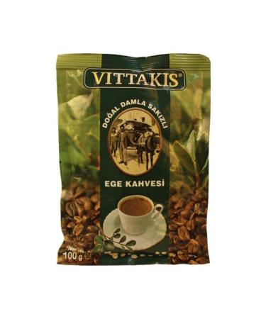 VITTAKIS Natural Mastic Aegean Coffee 100 gr - Buy Online on GoSupps.com