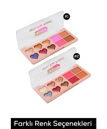 MUJGAN Makeup Palette - High Pigment Permanent and Smooth Color Options 2 Pieces - Buy Online on GoSupps.com