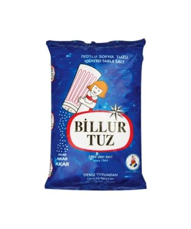 Billur Table Iodized Salt 750 G x 30 Pieces (Box)