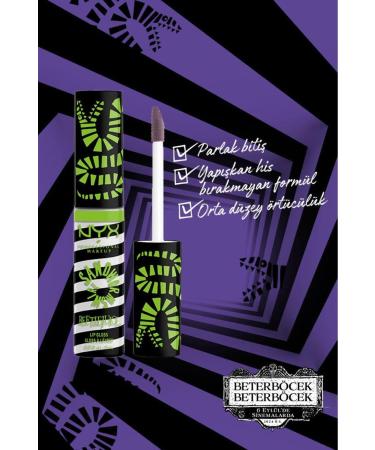 NYX Professional Makeup Beetlejuice Special Collection Lip Gloss - 04 Black + White - Buy Online on GoSupps.com