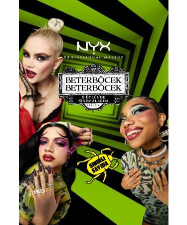 NYX Professional Makeup Beetlejuice Special Collection Lip Gloss - 01 Pink + Green - Buy Online on GoSupps.com
