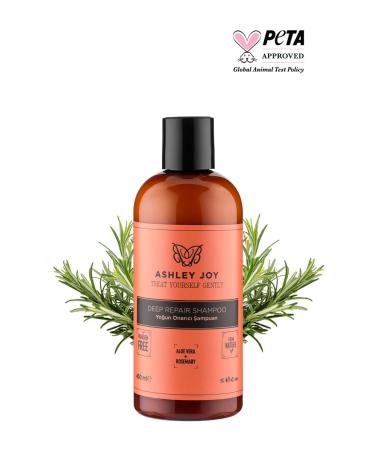 Ashley Joy Rosemary Keratin Intense Repair Nourishing Shampoo for Treated and Damaged Hair 400 ml - Buy Online on GoSupps.com