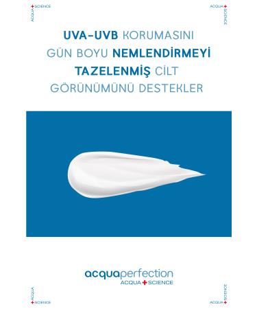 Acqua Perfection Acquaboost Intensive Moisturizing Regenerating and Sun Protection Face Cream 50 ml (SPF30) - Buy Online on GoSupps.com