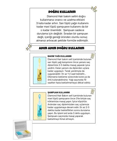 DIAMOND HAIR Moisture Filling Shampoo and Hair Care Oil Set for Dry Hair Types - Buy Online on GoSupps.com