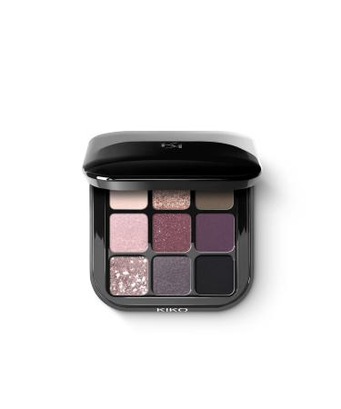 KIKO Easy-to-Apply Permanent Luminous Eye Palette with Light Texture-04 Mauve Selection Demb.2359