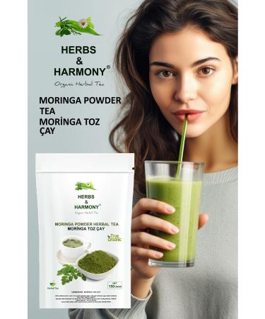 Herbs & Harmony Moringa Powder Herbal Tea Moringa Powder Tea 150 grams - Buy Online on GoSupps.com