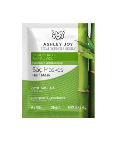 Ashley Joy Bamboo Strengthening and Plumping Hair Care Mask for Weak Hair 30 ml - Buy Online on GoSupps.com
