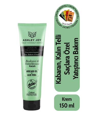 Ashley Joy Avocado and Aloe Vera Anti-frizz Leave-In Conditioner for Thick Hair 150 ml