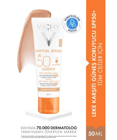 Vichy Capital Soleil Spf 50 Anti-Stain Tinted Sunscreen 50 ml