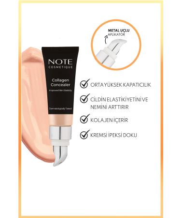 Note Cosmetics Collagen Concealer Spf 20 Collagen Containing Under Eye Concealer - 02 Medium Light - Buy Online on GoSupps.com