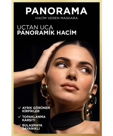 L'Oreal Paris Panorama Volumizing Mascara Black & Paradise Le Khol Mini Eyeliner Makeup Set - Buy Online on GoSupps.com