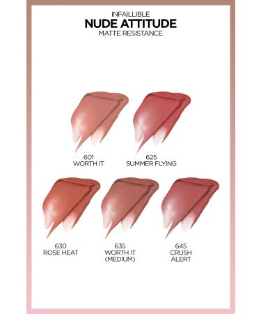 L'Oreal Paris Infaillible Matte Resistance Liquid Matte Lipstick - 601 Worth It & Mini Paradise Mascara 4.7 Ml Makeup Set - Buy Online on GoSupps.com