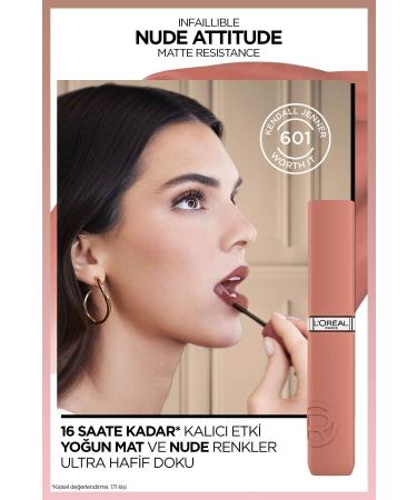 L'Oreal Paris Infaillible Matte Resistance Liquid Matte Lipstick - 645 Crush Alert - Buy Online on GoSupps.com