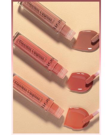 Note Cosmetics Flawless Lipgloss Moisturizing Lip Gloss - 05 Sweet And Sour - Orange - Buy Online on GoSupps.com