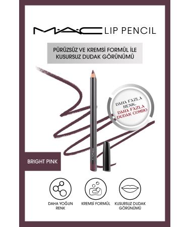 Mac Creamy Long-Lasting Lip Pencil - Lip Pencil Bright Pink 1.45 G