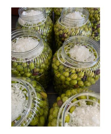 Mut Pearl Olives & Olive Oil Green Cracked Olives (4 pieces of 5 liter PET bottles) Bitter - Buy Online on GoSupps.com