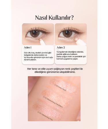 PERIPERA Double-Sided Shimmering Pencil Eyeshadow Sugar Twinkle Duo Eye Stick (03 GL MMER NG PINK) - Buy Online on GoSupps.com