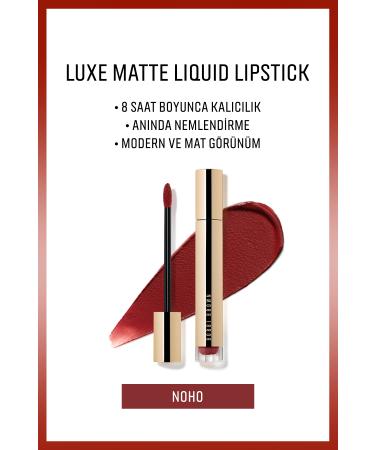 Bobbi Brown Soft Finish and Instant Moisture Skin Care Liquid Matte Lipstick - Noho - 6ml