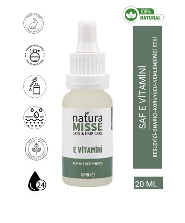 naturamisse Vitamin E 20 Ml Moisturizing - Anti-Aging - Anti-Wrinkle - Repairing - Natural Serum