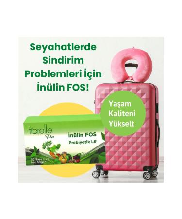 Fibrelle Inulin Fos Prebiotic Fiber 2 gr Sachet 30 Pieces Box 1 Piece - Buy Online on GoSupps.com