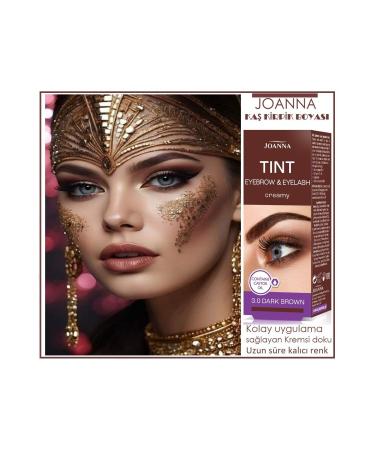 JOANNA Eyebrow and Eyelash Dye Dark Brown 3.0 - Buy Online on GoSupps.com