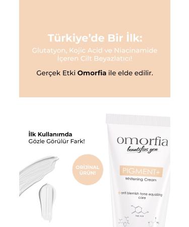 OMORFIA Skin Whitening Anti-Spot Brightening Glutathione Content Care Cream 50 ml - Buy Online on GoSupps.com