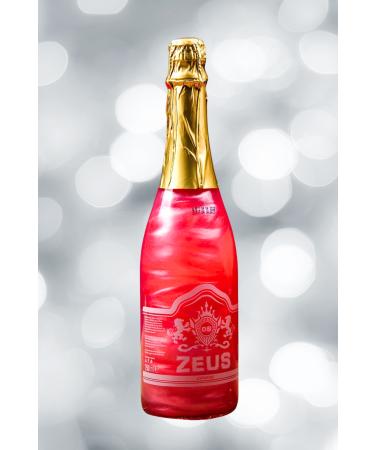 OS ZEUS Non-Alcoholic Sparkling Red Champagne* - Strawberry Flavored