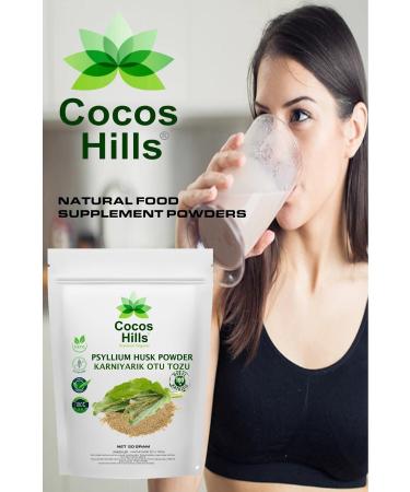 Cocos Hills Psyllium Husk Powder Pure Psyllium Husk Powder No Additives 50 grams - Buy Online on GoSupps.com