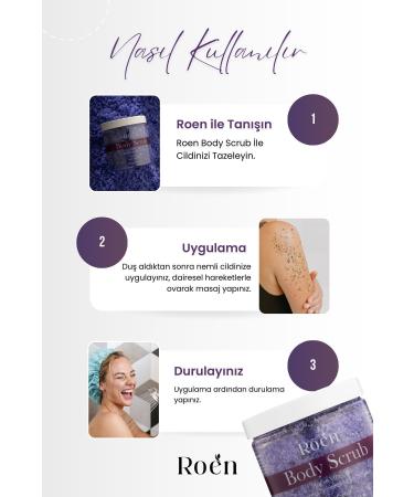 Roen Body Peeling Body Scrub Nourishing Purifying Renewing and Intensive Moisturizing Scrub 250ml - Buy Online on GoSupps.com