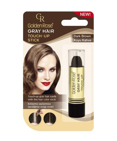 Golden Rose Hair Covering White Hair Compatible with Hair Colors Permanent Stick-Dark Brown eleg.2295