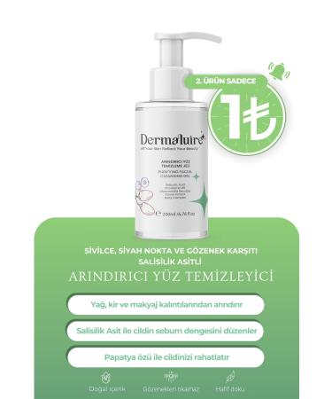 Dermaluire Anti-Acne Blackhead and Pore Purifying Facial Cleanser with Salicylic Acid - 200 ml