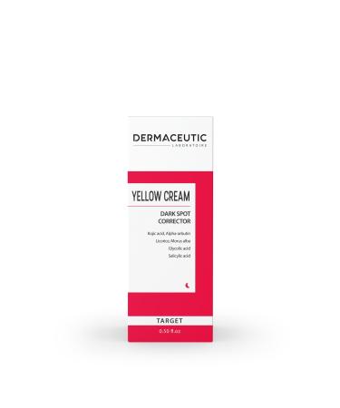 Dermaceutic Yellow Cream - 15 ml Blemish Lightening and Skin Tone Equalizing Face Cream