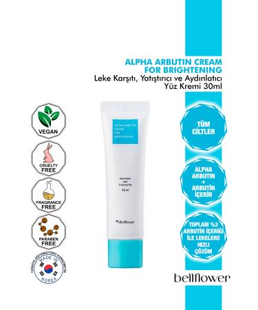 Bellflower Arbutin Niacinamide Anti-Spot Soothing Moisturizing Brightening Cream 30ml