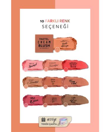 Pastel Mix Set - Cream Blush 44 + Liquid Blush 51 + Togin Bag Gift - Buy Online on GoSupps.com