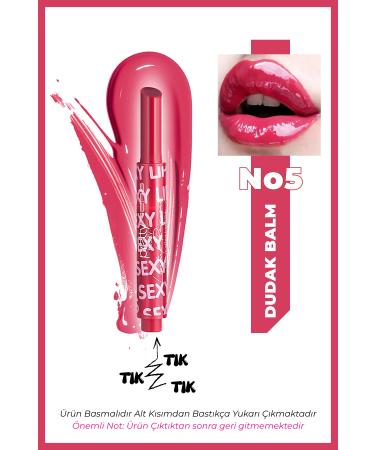 Nera Classy New Lip Balm Shine Moisturizing Lip Balm Lip Gloss