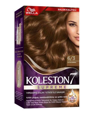 Wella Koleston Supreme Kit 6/3 Golden Blonde