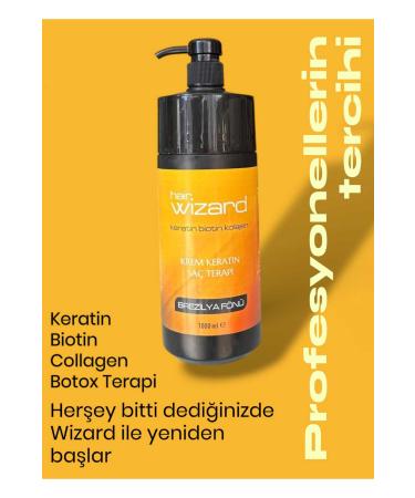 HAIR WIZARD Keratin Botox Professional Care Brazilian Blow Dry Hairdresser Series 1000 ml - Buy Online on GoSupps.com